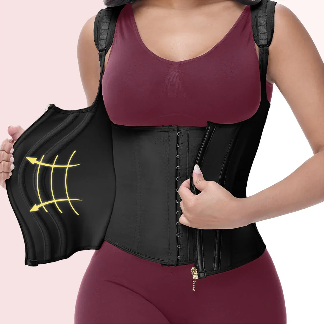 Grailz™ Faja Chaleco con Doble Cinturilla – Control Abdominal y Moldeo de Cintura