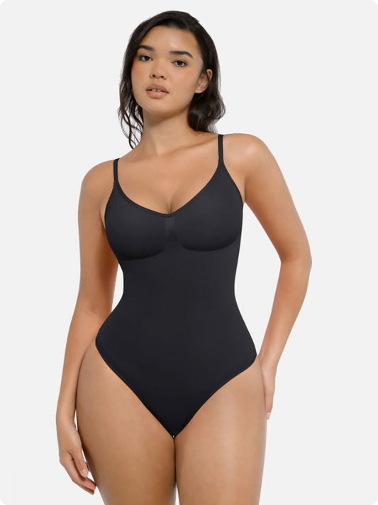 Bodysuit de carro de folletos: cintura alta con correas ajustables