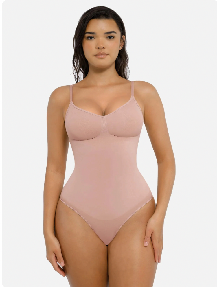 Bodysuit de carro de folletos: cintura alta con correas ajustables